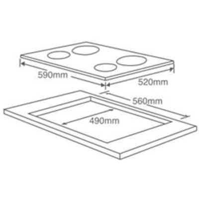Варочна поверхня Interline HHV 365 SPT BA Вінниця