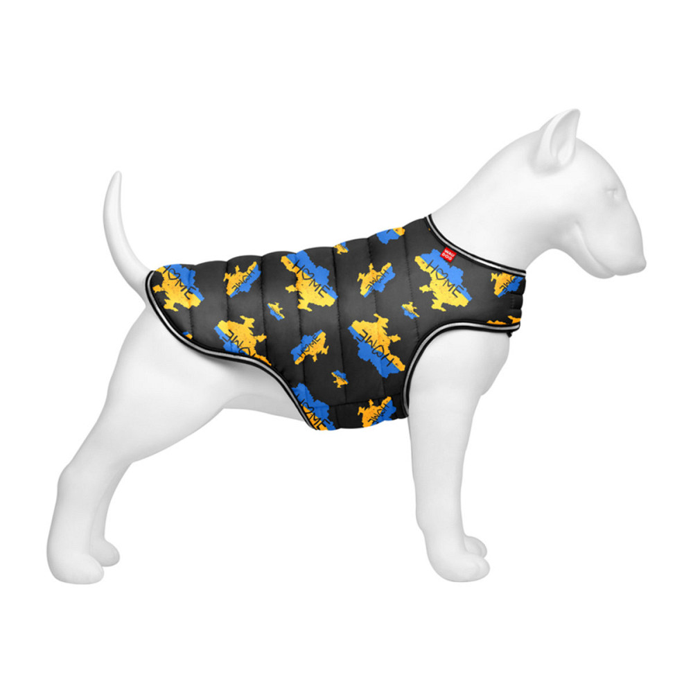 Куртка-накидка для собак WAUDOG Clothes, малюнок "Дім", XL, А 47 см, B 68-80 см, С 42-52 см Київ - фото 1