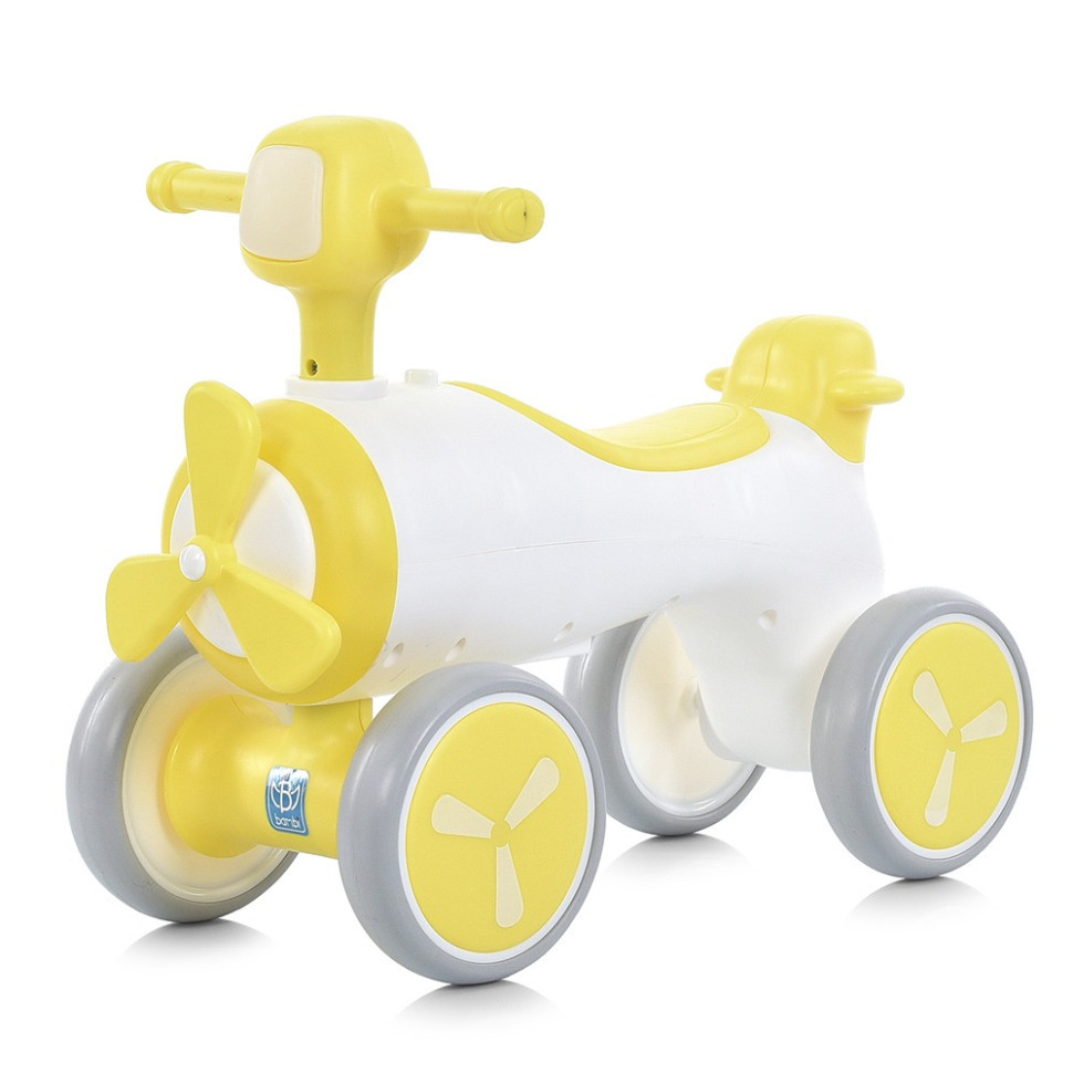 Дитяча каталка-толокар M 5854E-6 жовтий, до 25 кг Вінниця - фото 1