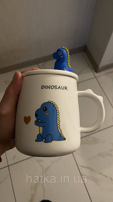 Кружка с крышкой и ложкой Olens 