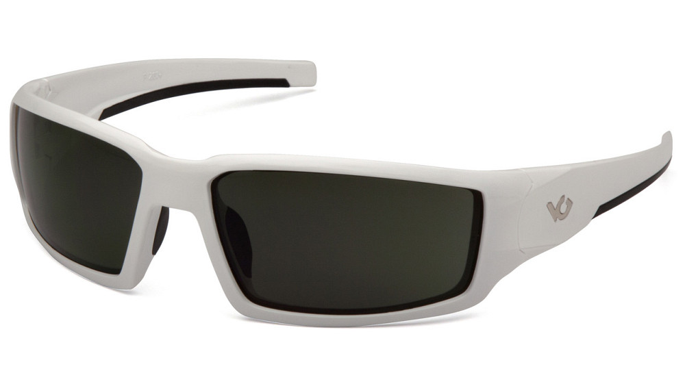 Окуляри захисні Venture Gear Pagosa White (forest gray) Anti-Fog, сіро-зелені в білій оправі Запоріжжя - фото 1