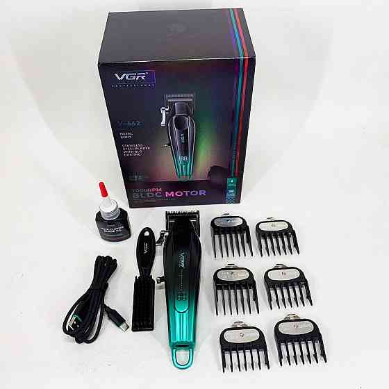 Машинка-тример 3 в 1 для стрижки волосся VGR V-662, Тример для стрижки акумуляторний професійний DF-32 Івано-Франківськ