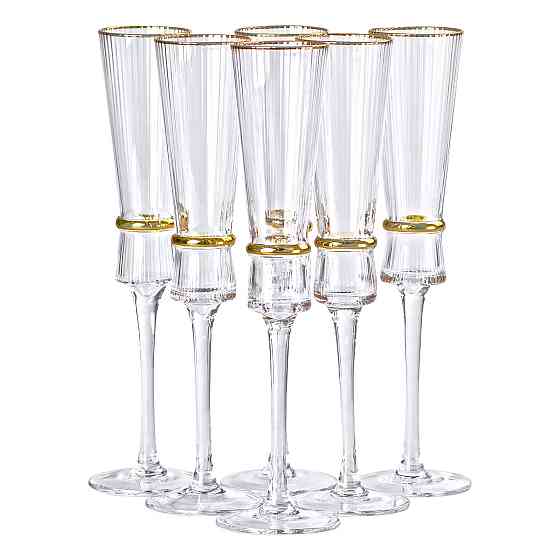 Келихи для шампанського, 200 мл, набір із 6 штук HP-16-8 Київ