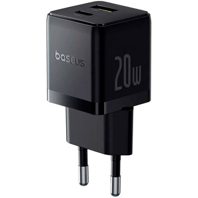 Зарядний пристрій Baseus Palm Fast Charger C+U 20W black (P10111608113-00) Вінниця - фото 3