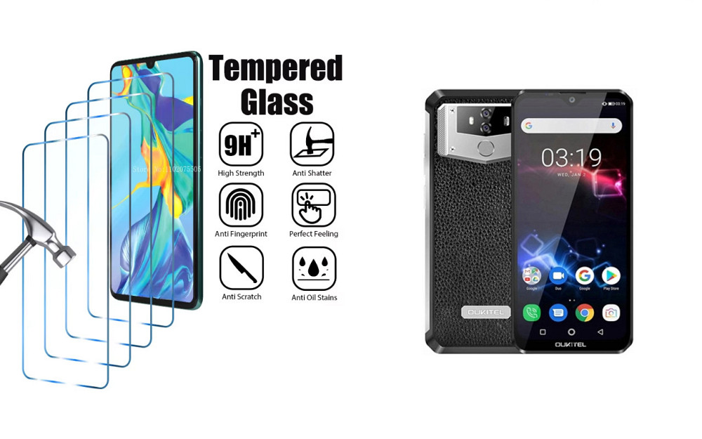 Захисне скло ArmorGlass для Oukitel K12 – стійке до подряпин та ударів Київ - фото 1