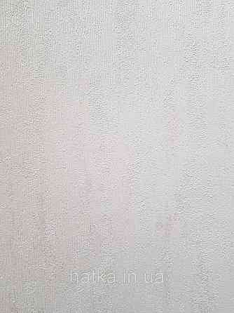 Обои метровые виниловые на флизелине Sintra Structure однотонные мазки белые серебристые 521144 Киев