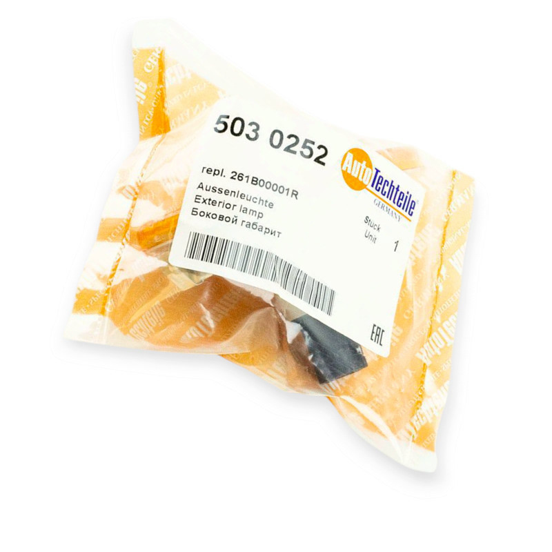 Ліхтар збоку Renault Master 10- (габарит,жовтий) габаритний Мукачево - фото 2