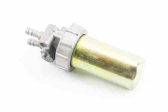 Паливний кран + фільтр в металевому корпусі (вхід/вихід вгору) Київ