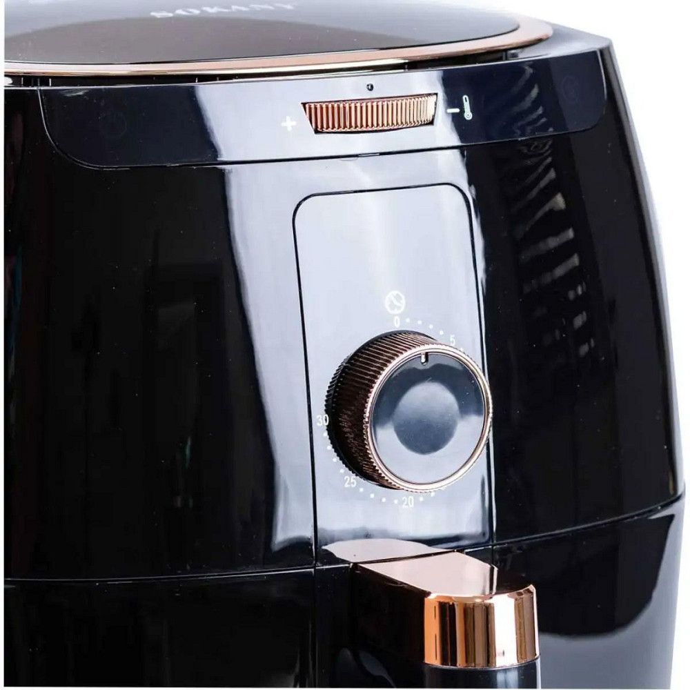 Аерогриль Sokany SK-8027, 6.5 л, 1300 Вт, чорний Київ - фото 4