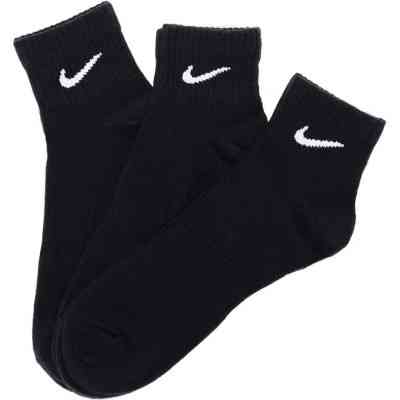 Шкарпетки Nike U NK EVERYDAY LTWT ANKLE 3PR SX7677-010 46-50 3 пари Чорні (888407237454) Вінниця