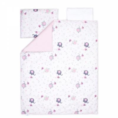 Детский постельный набор Верес Сменный Elephant family pink (3 ед.) (153.3.16) Винница - изображение 1