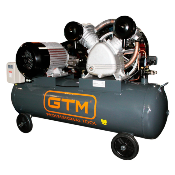 Поршневой воздушный компрессор 120 л GTM KC2090A-120L ременный : 120л, 5.5 кВт, 670 л/мин Киев