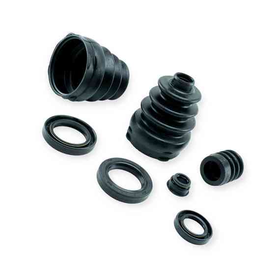 Ремкомплект ЗАЗ 1102 Таврія з двома пиловиками (напівосьові манжети з acm чорний) КРТ КПП Мукачево