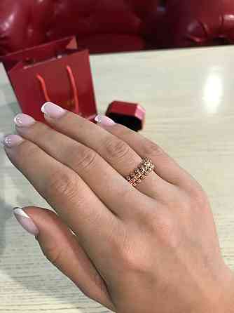 Cartier кільце з зубчиками в трьох кольорах Одеса