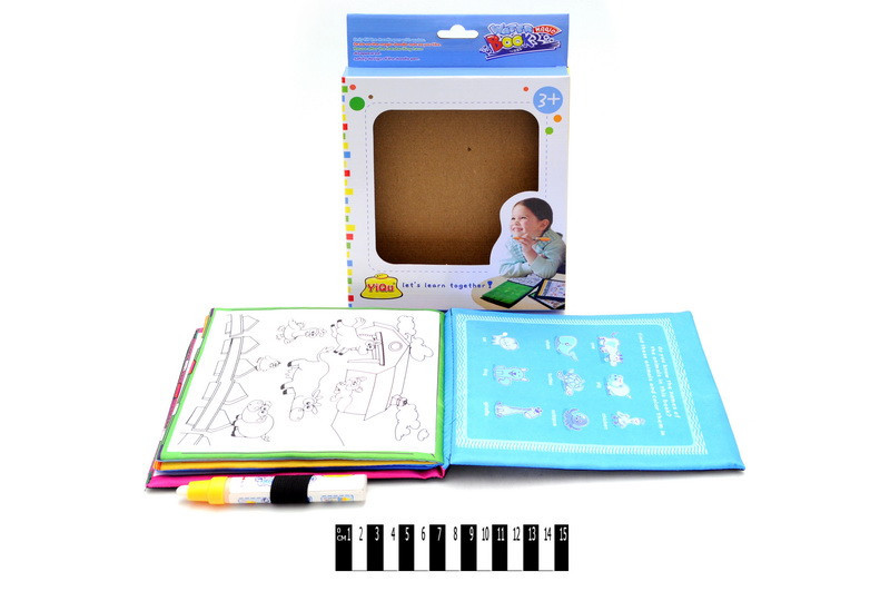 Килимок-книга дитячий з водяним маркером 27*19*3 см., YQ5907-1/2/3 р., шт Київ - фото 1