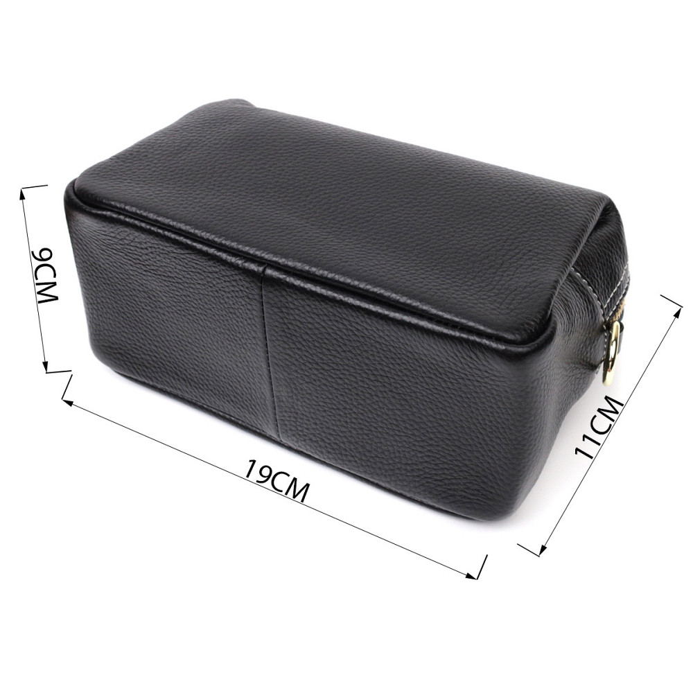 Женская элегантная сумка с двумя ремнями из натуральной кожи Vintage 22276 Черный Киев - изображение 3