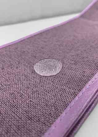 Комплект штор VR-Textil 100% блэкаут ASHEN NIGHT 150х270 2шт и Тюль 600х270 1844ш-1153т сиреневый с белым 71-083/5 Киев