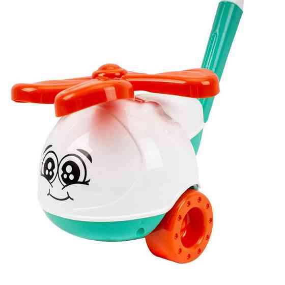 Дитяча іграшка-каталка Вертоліт 9437TXK у сітці Бірюзовий Вінниця