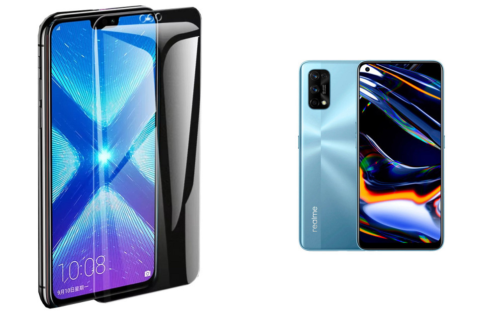 Защитное стекло NeoGlass для Realme 7 Pro – ультрапрозрачное и устойчивое Киев - изображение 2