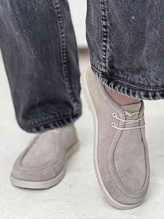 Arcoboletto Тапулі жіночі Arcoboletto 189 бежеві (весна-осінь, замша натуральна) (5825) Коломия