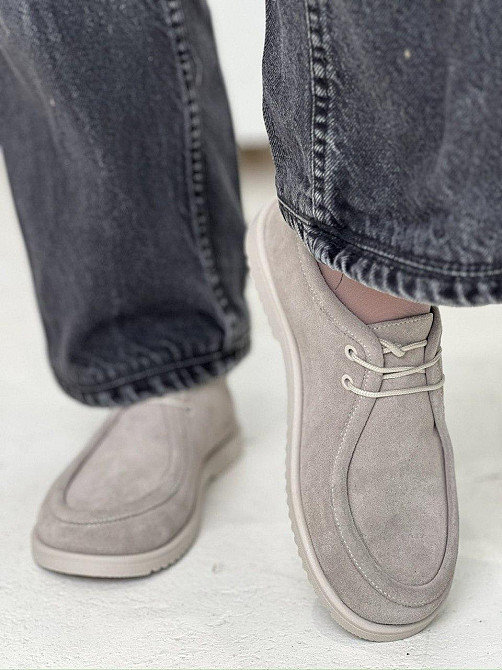 Arcoboletto Тапулі жіночі Arcoboletto 189 бежеві (весна-осінь, замша натуральна) (5825) Коломыя - изображение 1