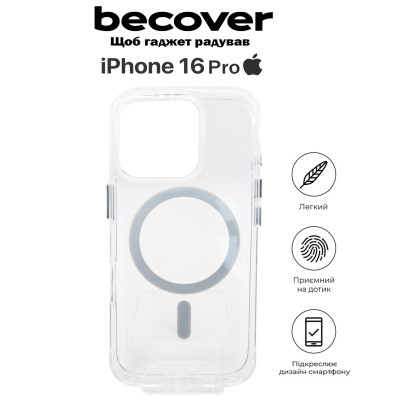 Чохол до мобільного телефона BeCover Space Case (MagSafe) для Apple iPhone 16 Pro Transparancy (712104) Вінниця - фото 6