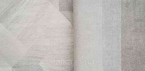 Шпалери вінілові на флізеліні Grandeco Universe метрові абстракція фігури 3д сірі білі сріблясті Київ