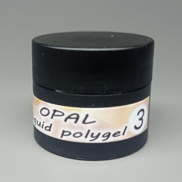 Рідкий полігель Мі OPAL #3 капучино з шимером 5мл (баночка) Херсон - изображение 1