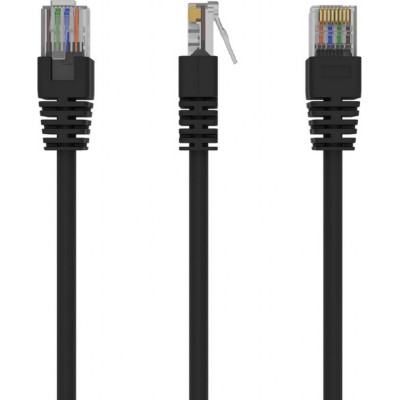 Патч-корд 1м Cablexpert (PP12-1M/BK) Винница - изображение 1