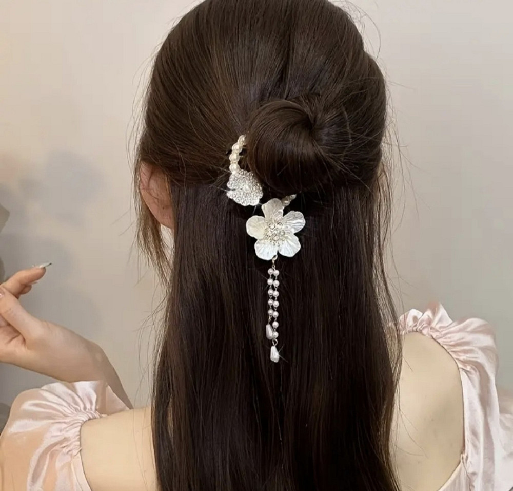 Шпилька для волосся з квітками Смела - изображение 2