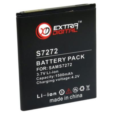 Аккумуляторная батарея Extradigital Samsung Galaxy Ace 3 Duos (1500 mAh) (BMS6298) Винница - изображение 2