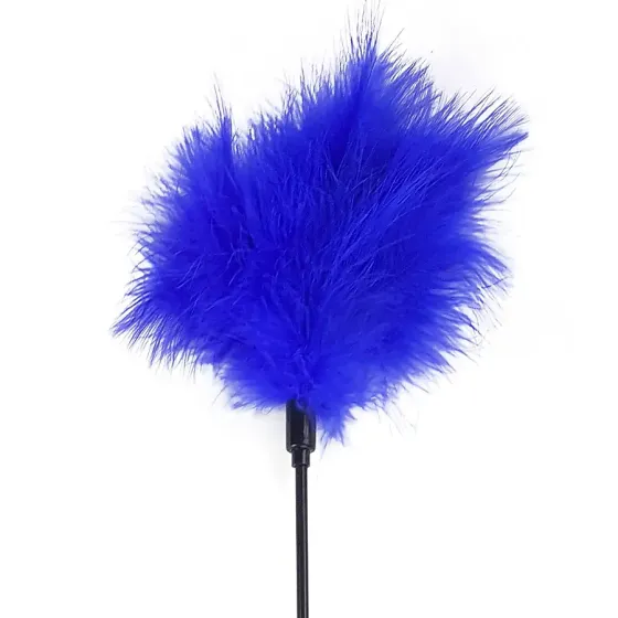 Лоскітка синя Art of Sex - Feather Paddle, перо молодого індика Львов