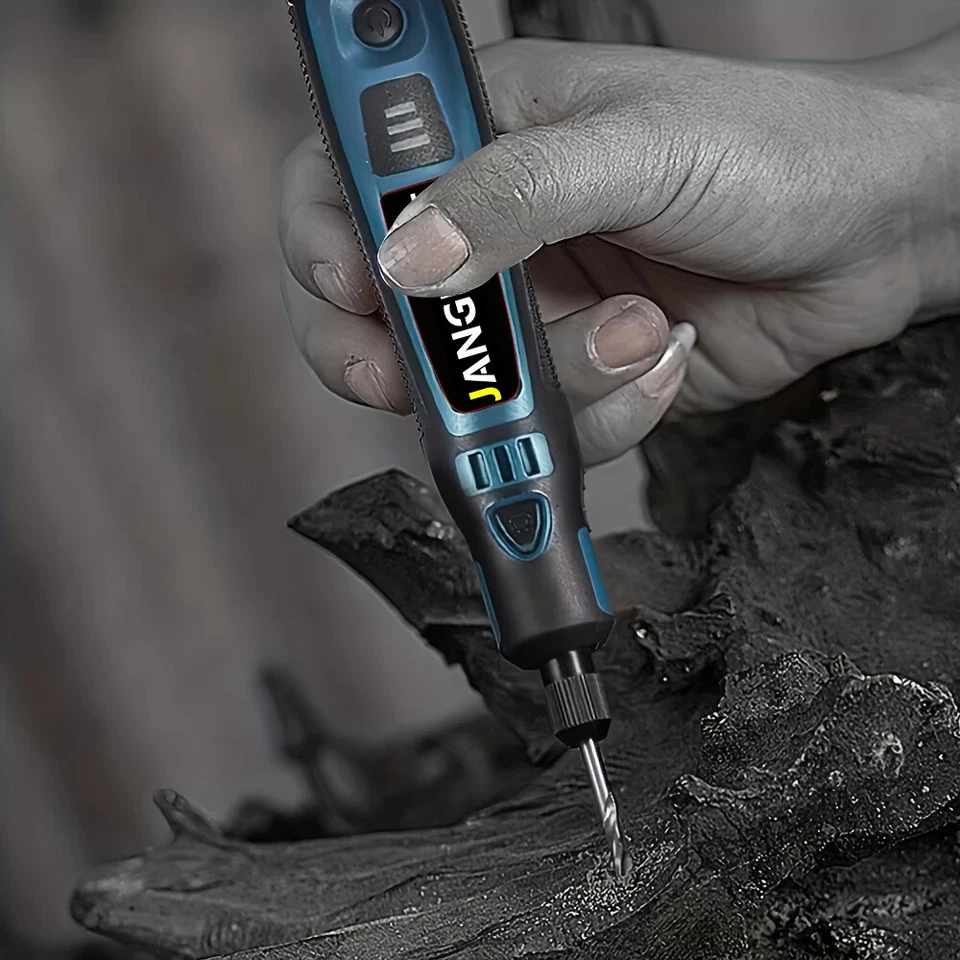 Гравировальная ручка аккумуляторная JangKlife TY-CM01 с набором насадок Винница - изображение 6