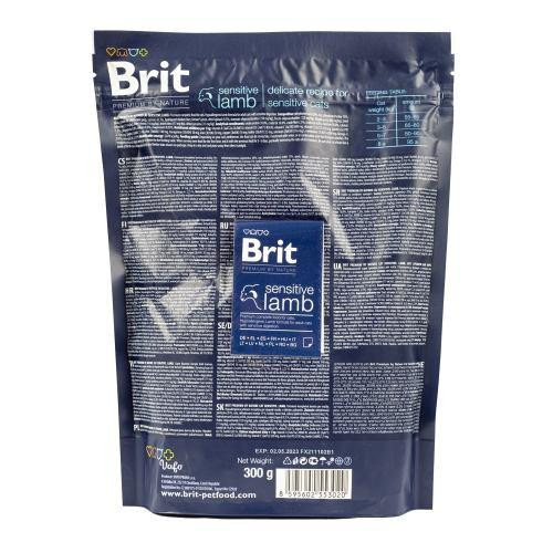 Сухой корм Brit Premium Cat by Nature Sensitive для кошек с чувствительным пищеварением, с ягненком, 300 г Киев - изображение 3