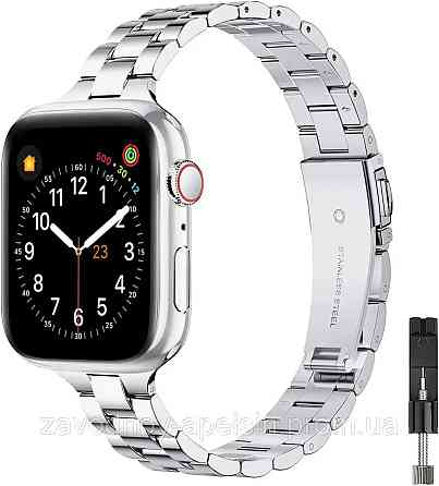 Ремінець Браслет Apple Watch 38 40 41 металевий (срібло) Одеса