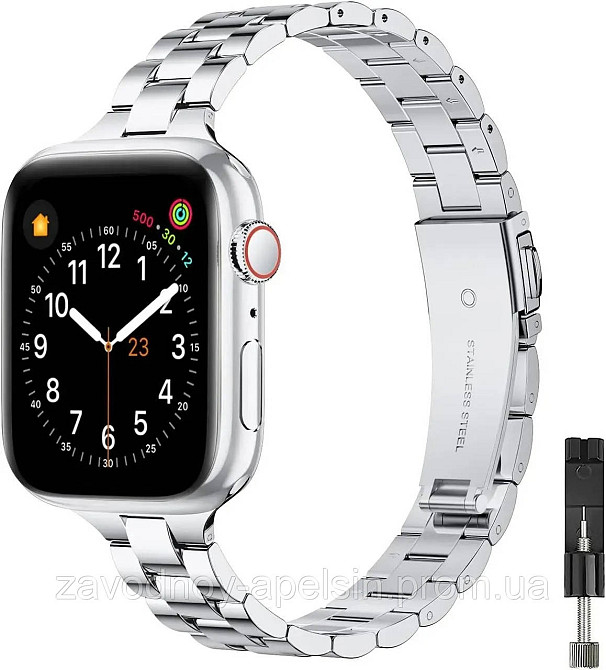Ремінець Браслет Apple Watch 38 40 41 металевий (срібло) Одеса - фото 1