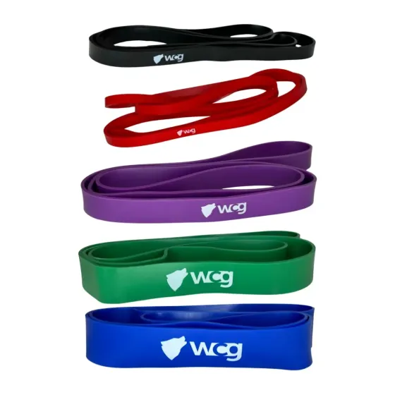 Резинка-эспандер 15-45 кг для тренировок и фитнеса WCG Level 3 (32 мм) Эспандеры Киев