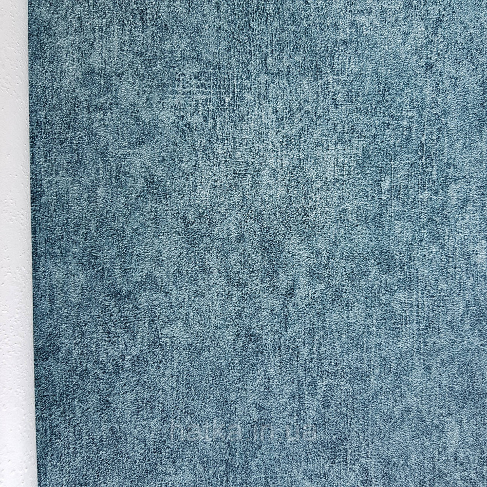 Шпалери вінілові на флізелін Rasch Linares 0.53х10 однотонні ефект потертості бірюзові сині 617153 Київ - фото 2