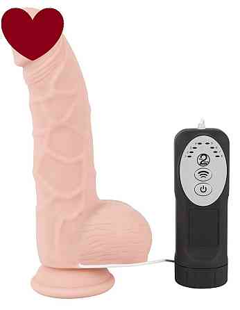 Вібратор на присосці Medical Silicone Pulsating Vib Sex Aura Київ