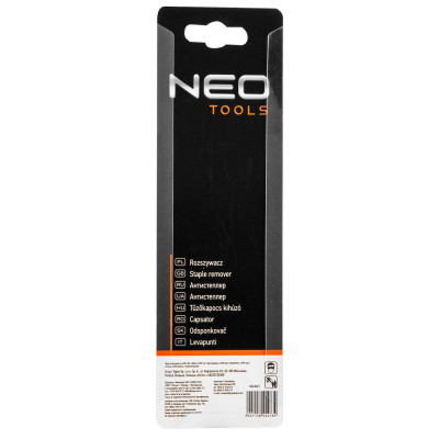 Степлер будівельний Neo Tools антистеплер, знімач для всіх скоб (16-040) Вінниця - фото 3