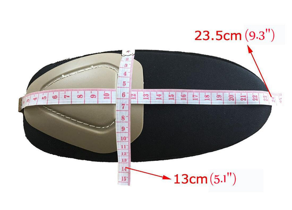 Комплект защиты Наколенники + налокотники Combat из ударопрочного пластика (Коричневый) Винница - изображение 7