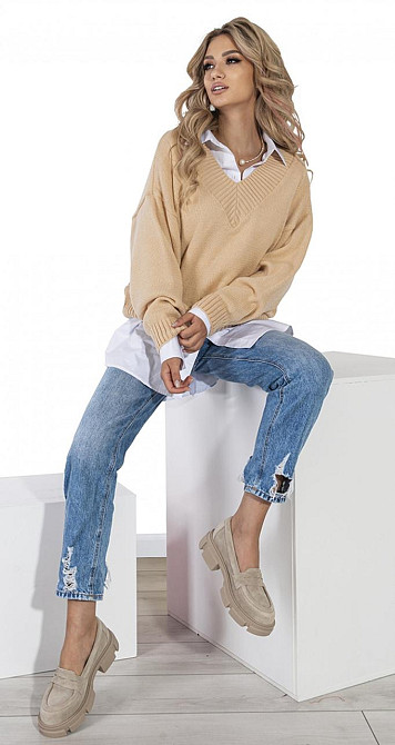 Красивый свитер (48-52) Киев - изображение 1