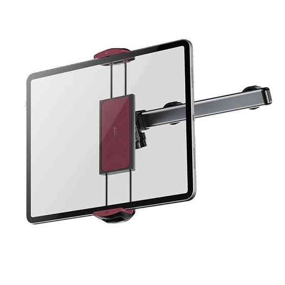 Автотримач для телефона HOCO H69 Gamble telescopic tablet car holder (rear pillow) Black and Red Київ