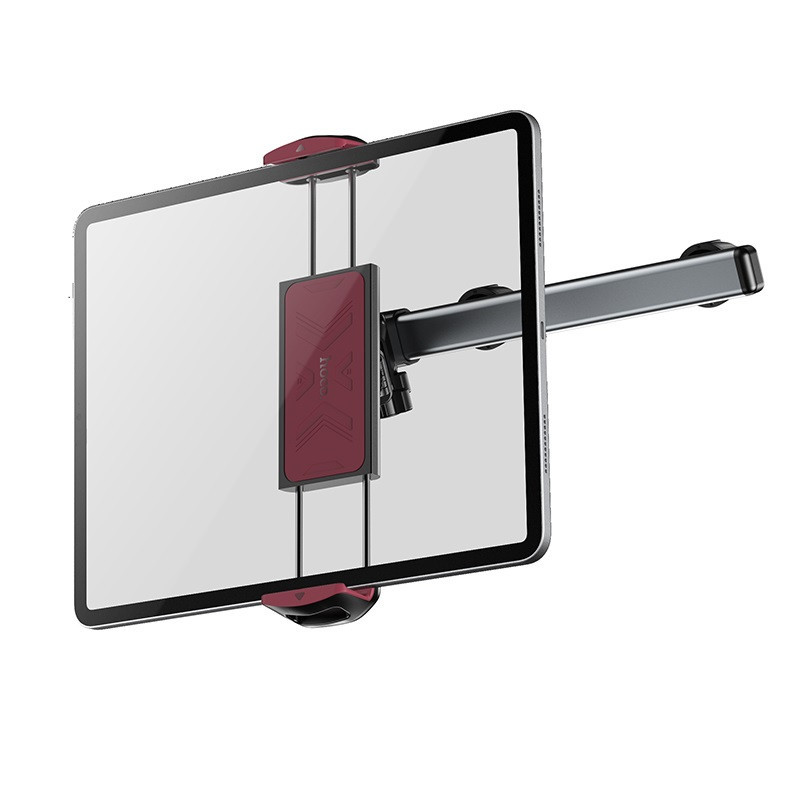 Автотримач для телефона HOCO H69 Gamble telescopic tablet car holder (rear pillow) Black and Red Київ - фото 6