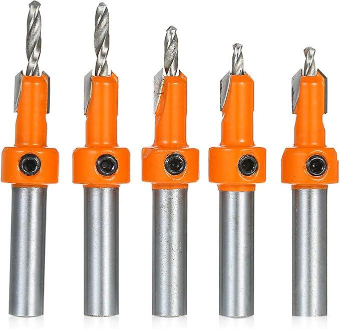 Набор сверл с зенковкой 5 шт, 2.8-4 мм, стальные Киев - изображение 2