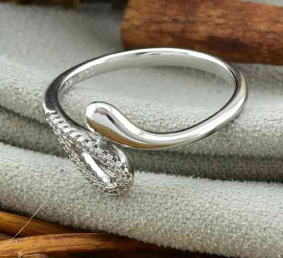 Кольцо Xuping 15181, 18 размер (ширина 11мм), позолота Белое Золото Киев