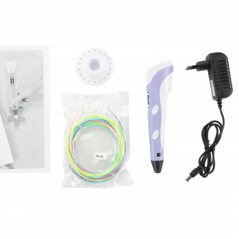 Оригінальна 3d ручка 3D ручка Smart 3D Pen 2 фиолетовая Різнокольорова для дітей AH-10 Львів - фото 5