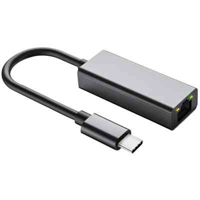 Адаптер Dynamode USB3.0 Type-C to 1000/100 Mbit/s RJ-45 (RTL8153) 0.13 m (DM-AD-GLAN-C) Винница