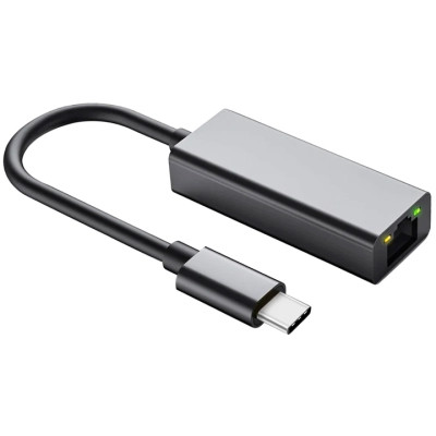 Адаптер Dynamode USB3.0 Type-C to 1000/100 Mbit/s RJ-45 (RTL8153) 0.13 m (DM-AD-GLAN-C) Вінниця - фото 1