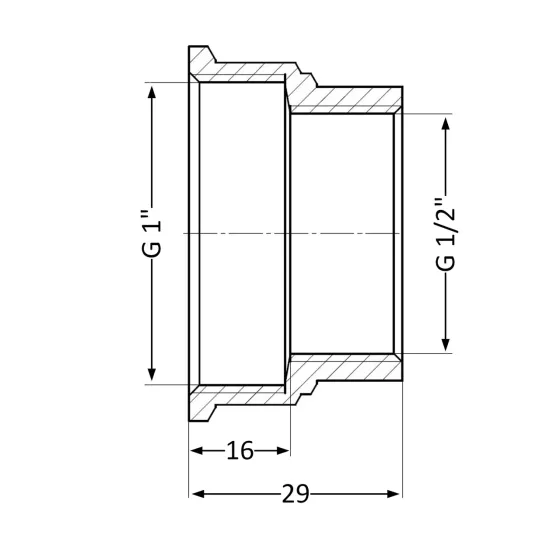 Муфта Thermo Alliance Standart 1/2